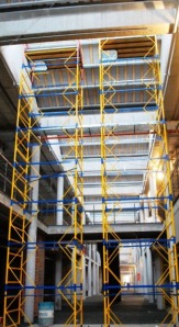 Вышка тура строительная передвижная в полной комплектации для строительных отделочных работ внутри и снаружи помещения